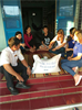 CĐCS cảng Phú Quý phối hợp với Đoàn thanh niên thăm và tặng quà nhân ngày Người khuyết tật Việt Nam