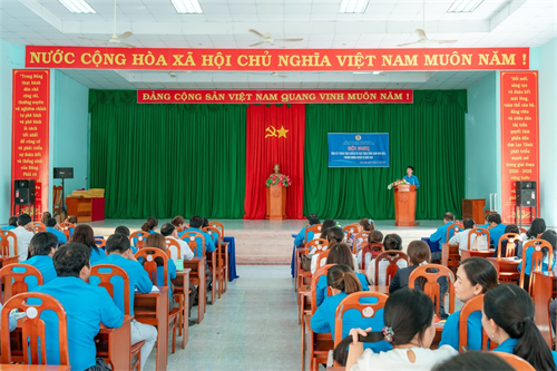 TÁNH LINH TỔ CHỨC HỘI NGHỊ TỔNG KẾT HOẠT ĐỘNG CÔNG ĐOÀN NĂM 2023 