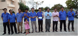 Bế mạc giải bóng đá nam Công đoàn cơ sở Trường Cao đẳng nghề Bình Thuận năm 2015