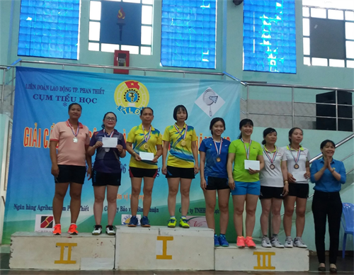GIẢI CẦU LÔNG CỤM THI ĐUA KHỐI TRƯỜNG TIỂU HỌC – LĐLĐ THÀNH PHỐ PHAN THIẾT