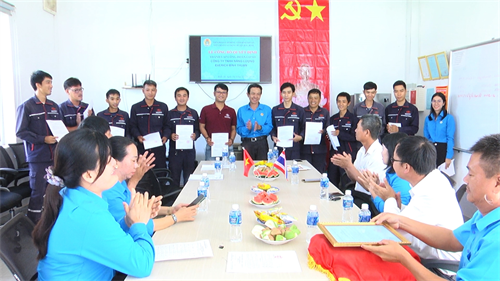 LĐLĐ huyện Bắc Bình phát triển đoàn viên, thành lập CĐCS 