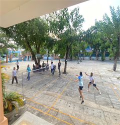 CÔNG ĐOÀN CƠ SỞ TRƯỜNG TIỂU HỌC TÂN XUÂN 1 TẠO SÂN CHO ĐOÀN VIÊN

