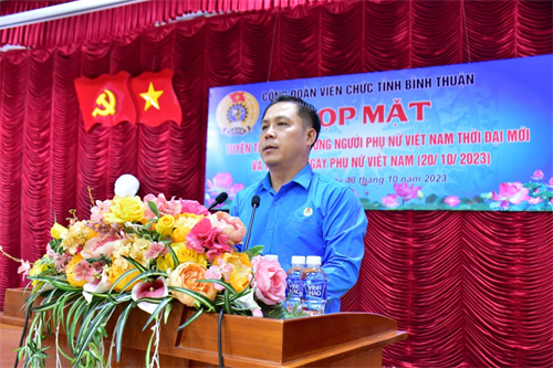 Công đoàn Viên chức tỉnh tập huấn công tác nữ công Xây dựng người phụ nữ Việt Nam thời đại mới