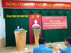 Công đoàn ngành Giao thông vận tải Bình Thuận Tổng kết hoạt động Công đoàn năm 2019
