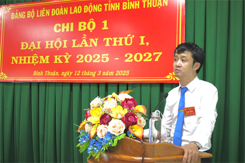 ĐẠI HỘI CHI BỘ 1 LẦN THỨ I, NHIỆM KỲ 2025-2027