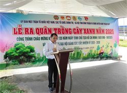 Khối thi đua 7 tổ chức Lễ ra quân trồng cây xanh 2025