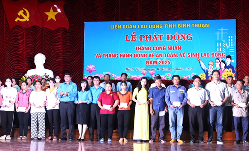 Công đoàn Bình Thuận nhiều hoạt động thiết thực trong 6 tháng đầu năm 2024