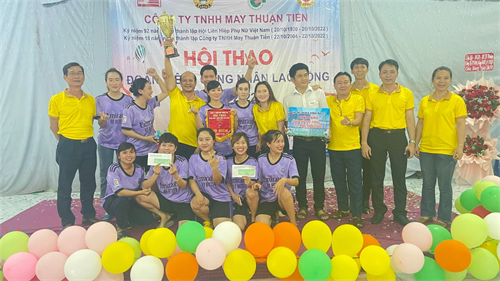 Hội thao đoàn viên – công nhân lao động Công ty TNHH May Thuận Tiến năm 2022