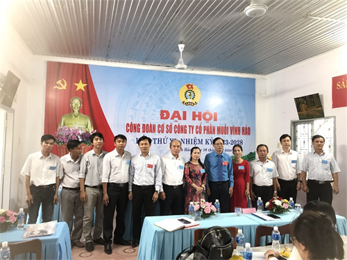 Công ty CP Muối Vĩnh Hảo tổ chức Đại hội CĐCS