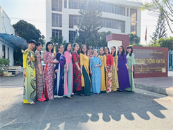 CĐCS Cơ quan Văn phòng Sở Giao thông vận tải Bình Thuận hưởng ứng Tuần lễ Áo Dài. 