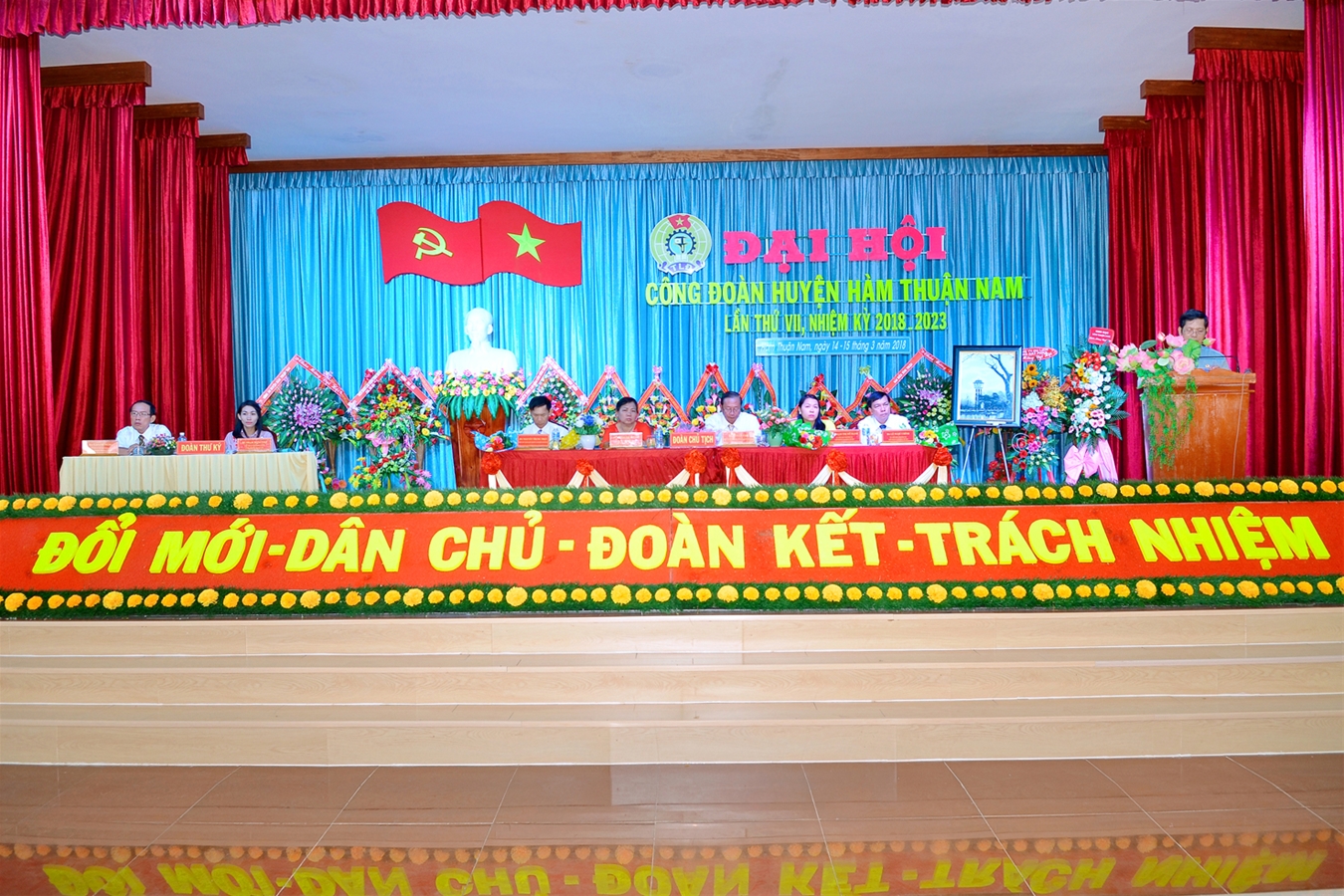 Đại hội Công đoàn huyện lần thứ VII, nhiệm kỳ 2018 - 2013