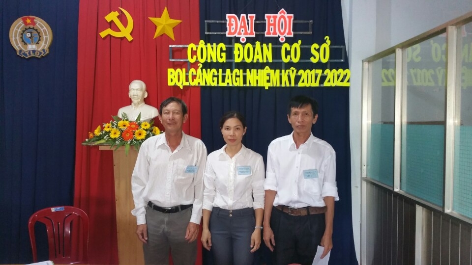 Tổ chức Đại hội CĐCS Ban QL cảng thị xã nhiệm kỳ 2017 - 2022