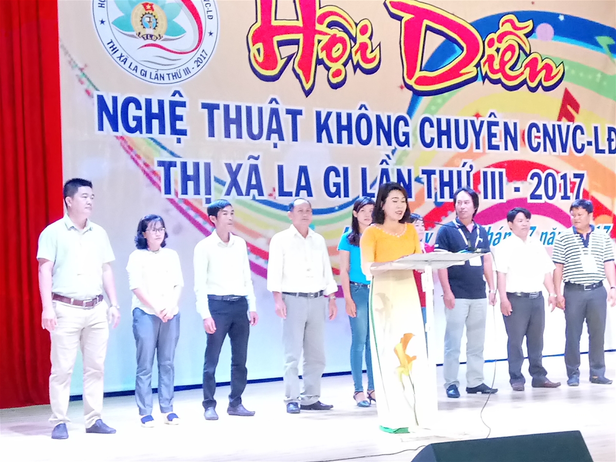 Hội diễn NTKC trong CNVCLĐ LĐLĐ thị xã La Gi lần thứ III năm 2017