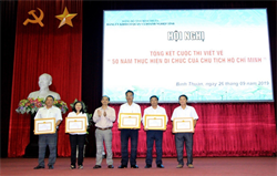 Đảng ủy LĐLĐ tỉnh triển khai Cuộc thi viết về 50 năm thực hiện Di chúc của Chủ tịch Hồ Chí Minh
